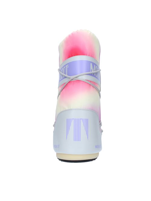 Stivali da neve modello ICON TIE DYE MOON BOOT in nylon tecnico idrorepellente MOON BOOT | 140284GHIACCIO